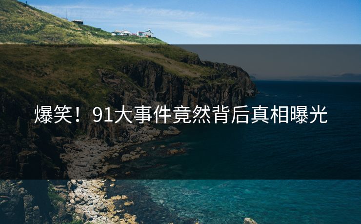 爆笑！91大事件竟然背后真相曝光
