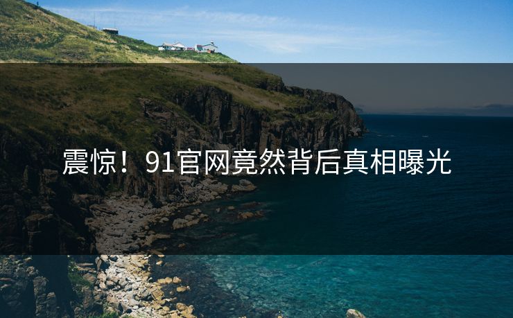 震惊！91官网竟然背后真相曝光
